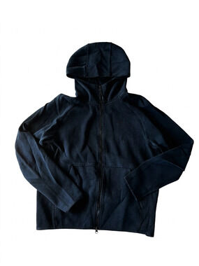 Nike Men's Black Full-Zip Jacket | Size L | Minimalist Design